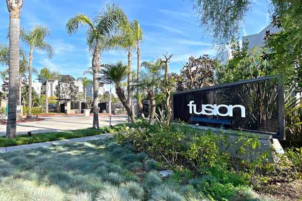 gated community of Fusion South Bay